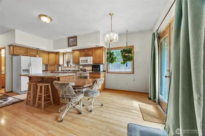 Kitchen with eating space