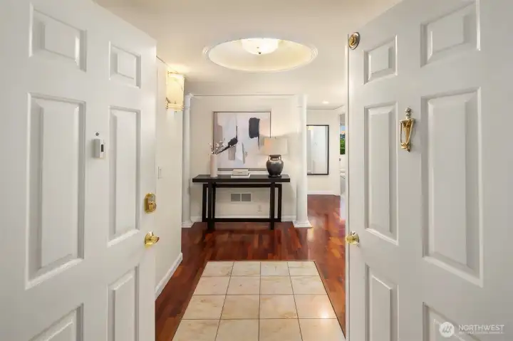 Double door entry