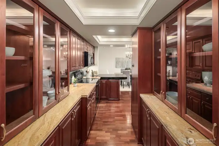 beautiful built in cabinetry