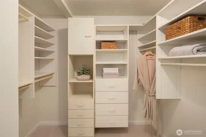 Generous Walk in Closet