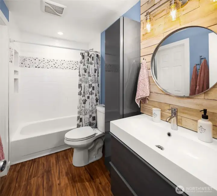 Main floor full bath has been updated