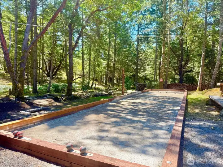 Bocce court Bocce court