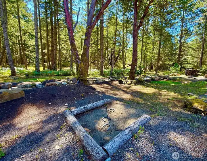 Horseshoe pit Horseshoe pit