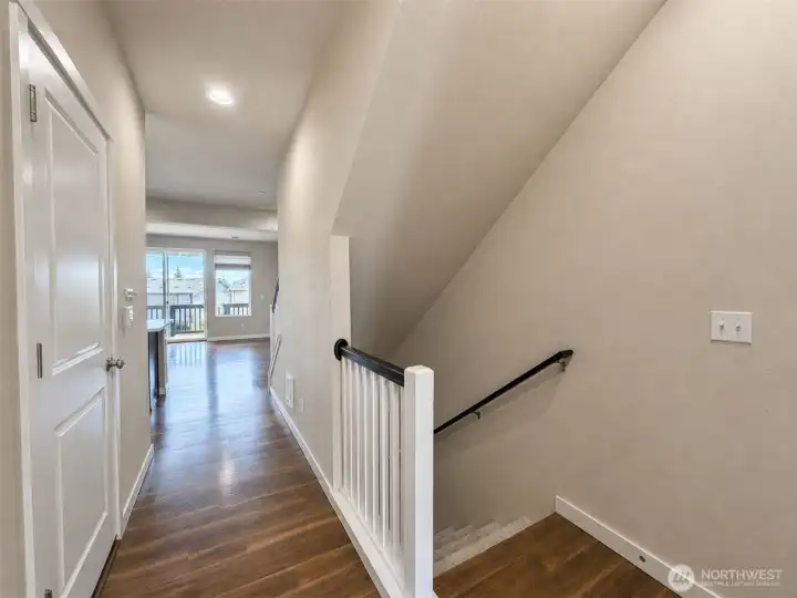 Stairs to the great room!