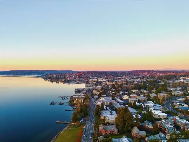 Blocks to vibrant Downtown Kirkland