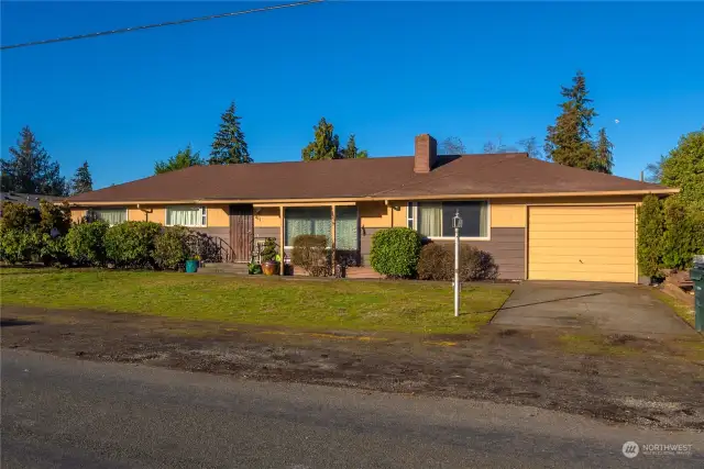 One-car garage, located next to the Bonus room and half bath, could easily convert to a one-bedroom apartment.