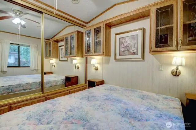 Closet and cabinets