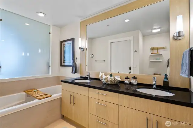 Primary Bath has lots of space.