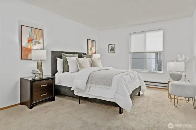 Primary suite with new carpet