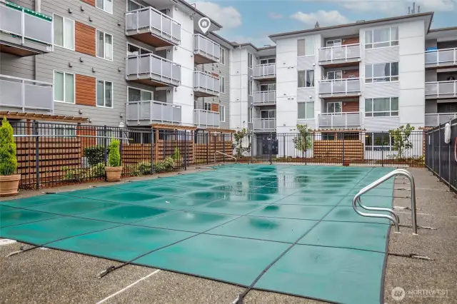 Fun outdoor pool operates May-Sept.