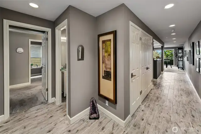 Entry is open as you great your guests to your new home.