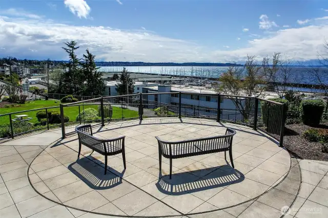 The view point park across the street.