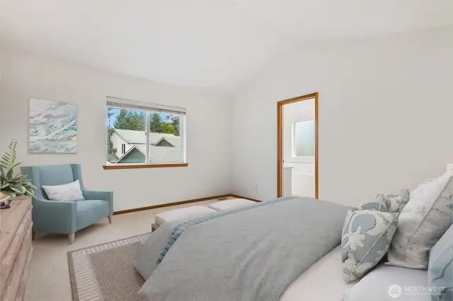 Primary bedroom.