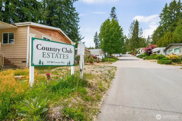 Country Club Estates Second Entrance