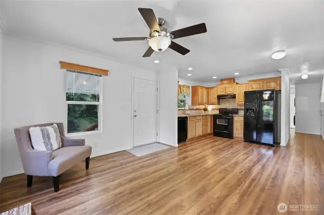 Open Concept Living room/dining Kitchen