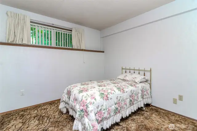 ADU in lower level bedroom