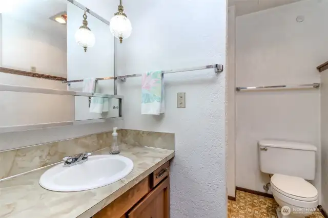 ADU in lower level 3/4 bathroom
