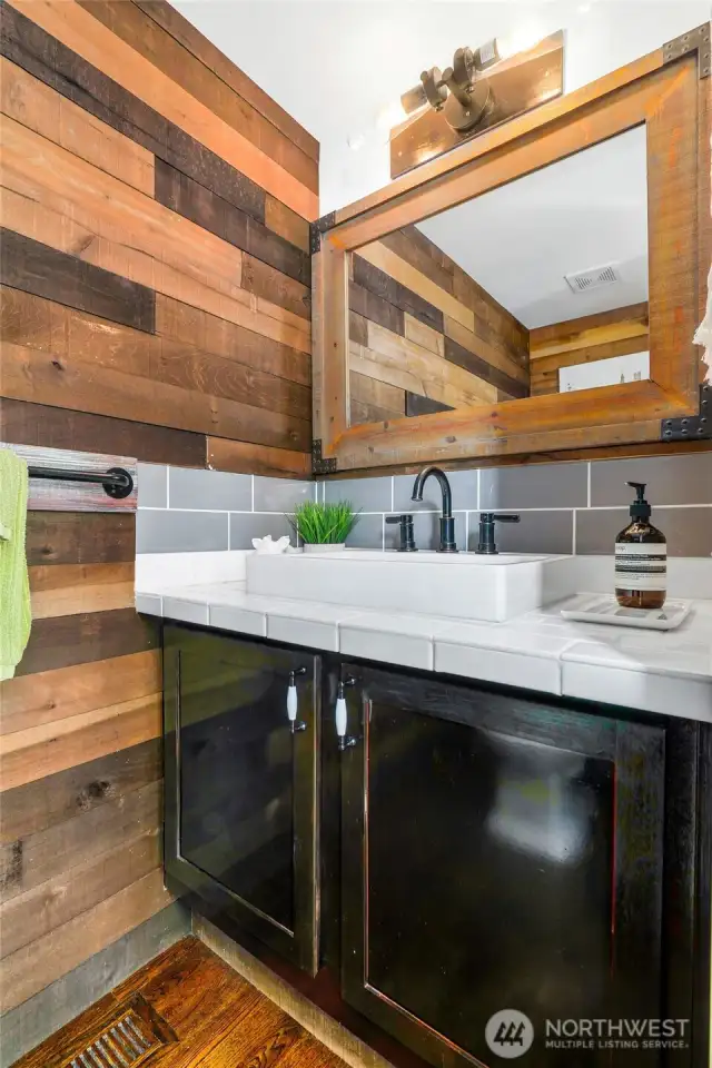 Powder Room on the Main Floor