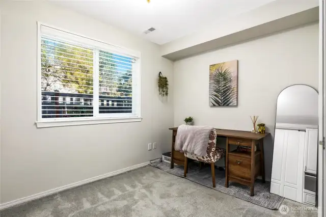 Bedroom/Office on the Lower Floor with