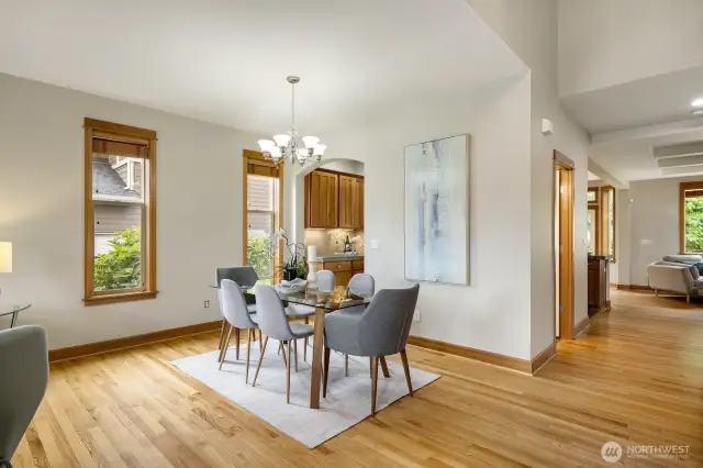 ...and into your formal dining room!