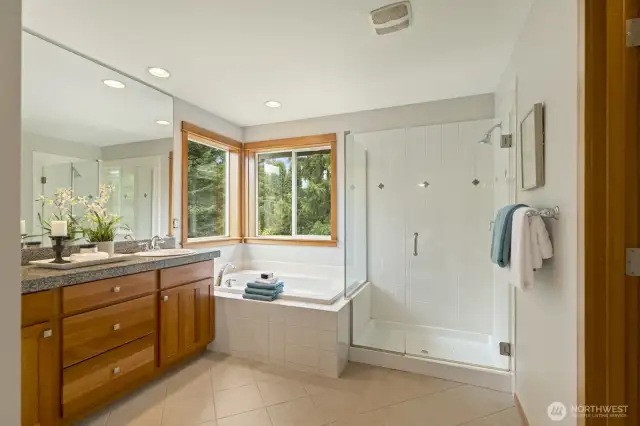 ...and a five piece ensuite and walk-in closet!
