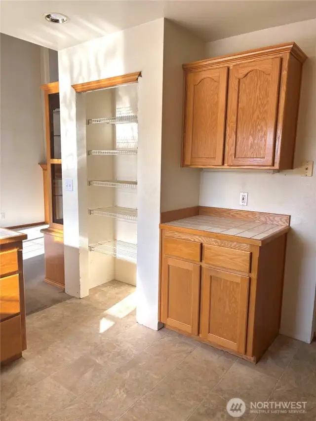 Pantry and more cabinets