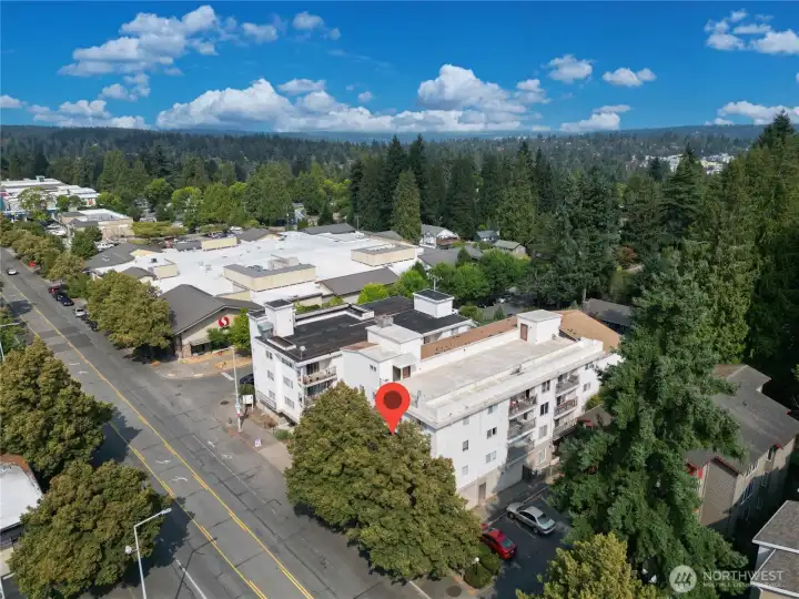 Drone view from SW