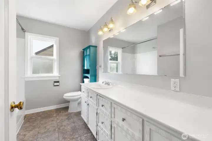 Full Bathroom with Ample Storage