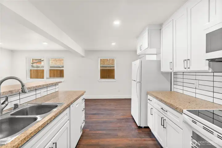 This home follows Habitat's Universal Design Standards to help ensure accessibility. Including: 1 bed & bath on the ground floor, ground floor interior doorways are at least 2' 10" wide, and a one-step entry!