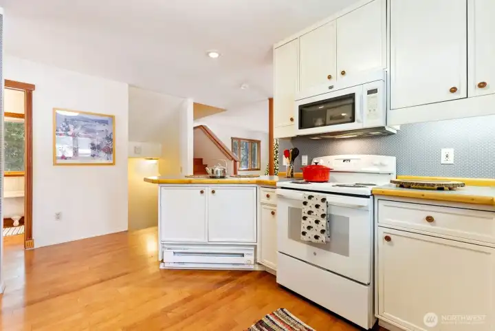 Good ergonomics in the Kitchen floor plan. It's 'All That' to enjoy with friends, family and guests.