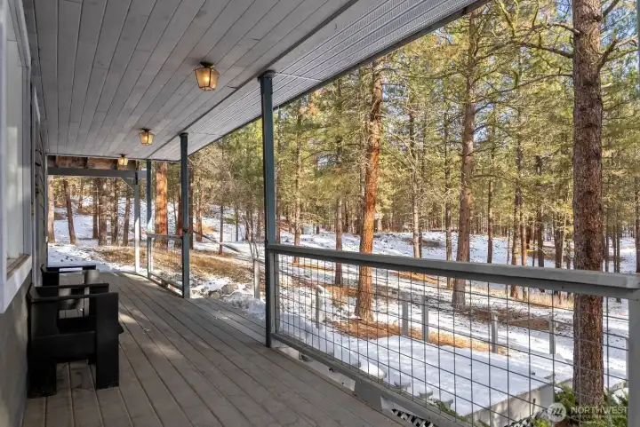 Beautifully treed with tall Ponderosa Pines, scattered over 1 Acre bordering a large greenbelt. Schools, Grocery, Trail system all nearby for your convenience. Community Pool and other amenities for your enjoyment.