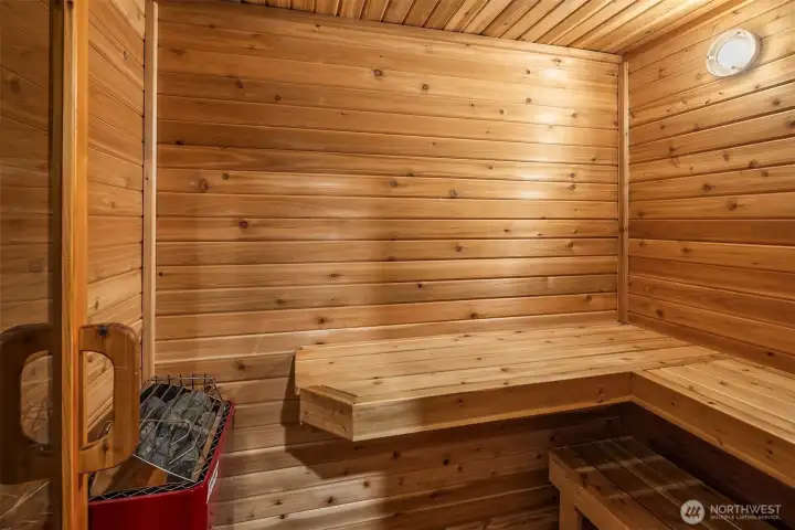 Indoor sauna