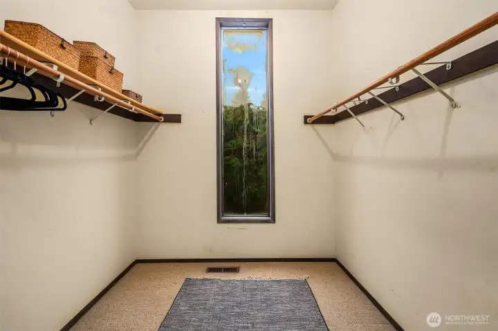 Large Walk in Closed in Primary Bedroom.