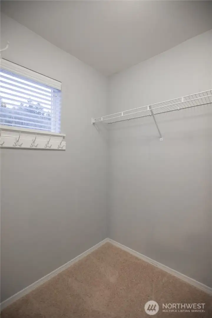 Bedroom #3 walk-in closet