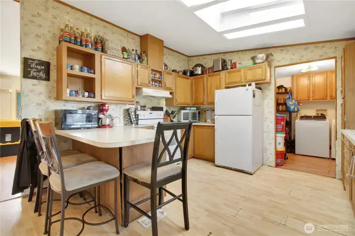 Kitchen with eating space
