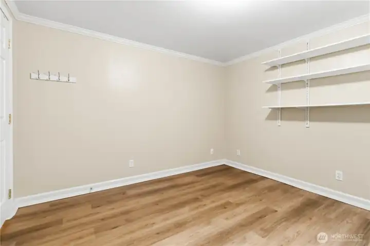 Basement bedroom