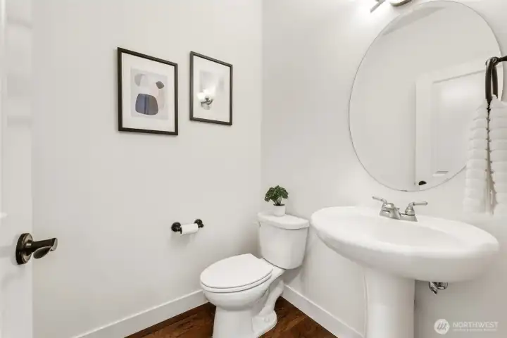Half bath on main