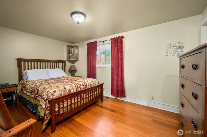 Primary bedroom with 3/4 ensuite