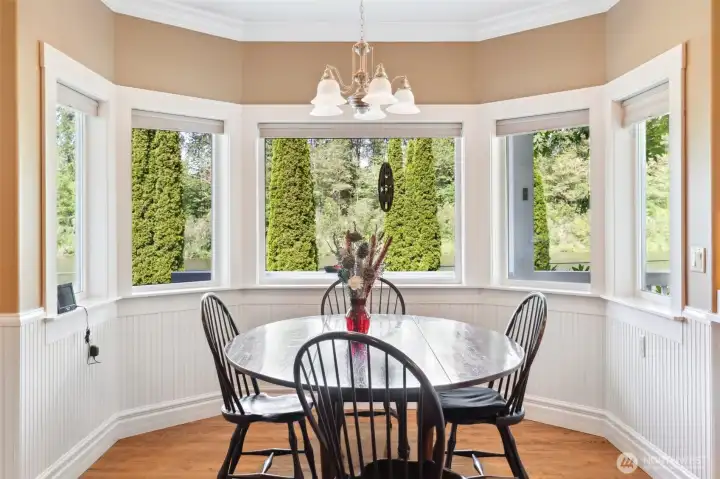 Dining nook. Dining nook.