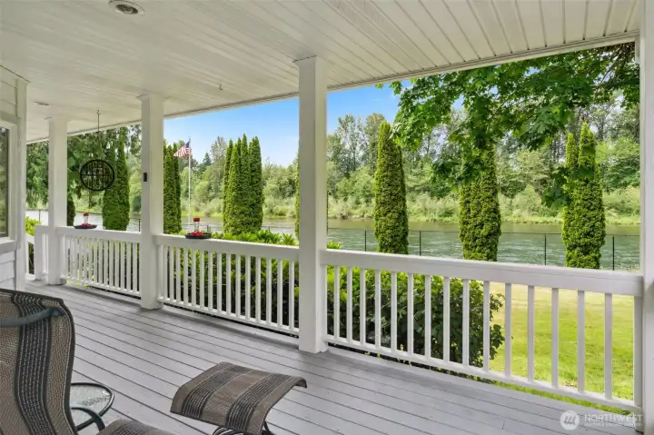 A view from the back deck. A view from the back deck.