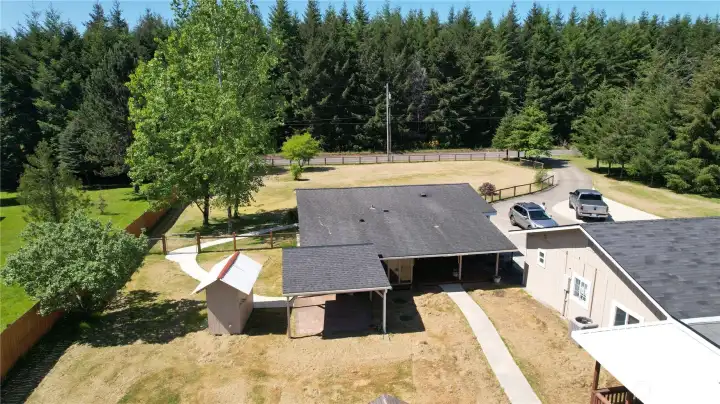 View from back of house.