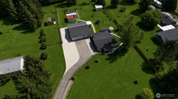 lawn has been digitally enhanced