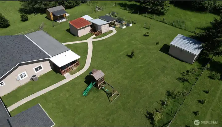Lawn has been digitally enhanced