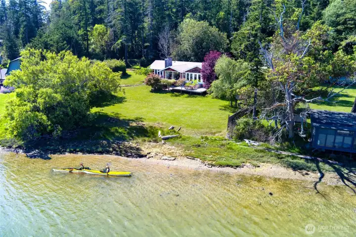 Enjoy kayaking out your front door!