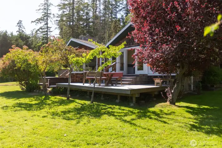 Waterside deck