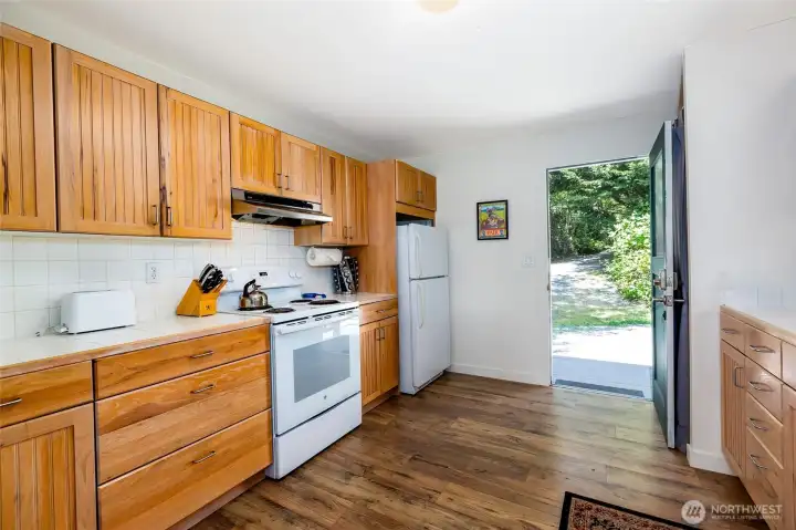 Kitchen with lots of storage