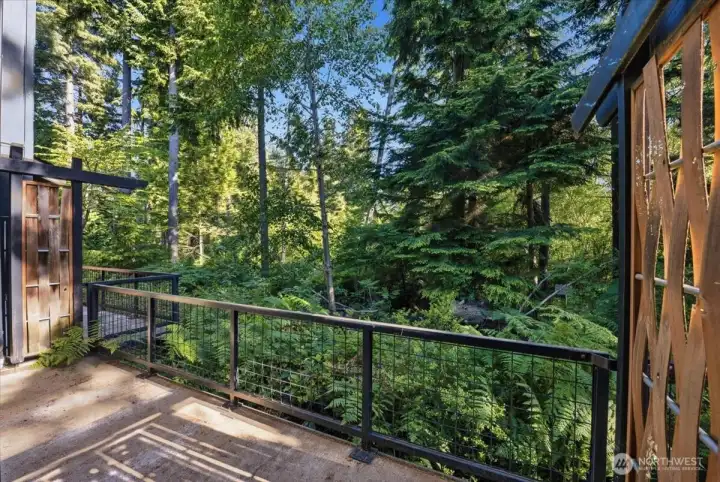 Serene, tranquil deck