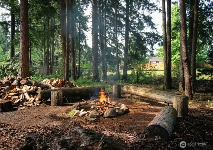 Fire Pit for evening enjoyment and entertainment. Fire Pit for evening enjoyment and entertainment.