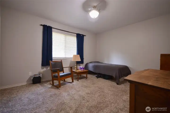 This finished room / bonus room is being used as a bedroom. This finished room / bonus room is being used as a bedroom.