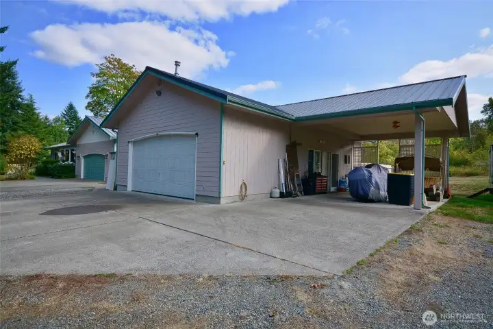 Additional Dwelling #1 is approx 850 sq ft. It is a 2 story residence. Roofing is metal, T1-11 exterior and Milguard windows. Heating is a forced air furnace & electric hot water. Mini split heats and provides A/C. Nice large portico for parking or could be enclosed for additional living space. Lots of options. Additional Dwelling #1 is approx 850 sq ft. It is a 2 story residence. Roofing is metal, T1-11 exterior and Milguard windows. Heating is a forced air furnace & electric hot water. Mini split heats and provides A/C. Nice large portico for parking or could be enclosed for additional living space. Lots of options.